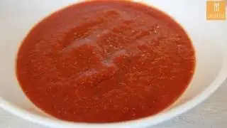 Gazpacho met gegrilde paprika