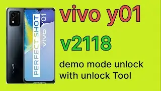vivo y01 demo unlock || vivo v2118  demo reset done with unlock tool