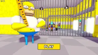 HOMER BARRY PRISON RUN (Obby) Roblox Gameplay Walkthrough No Death 4K