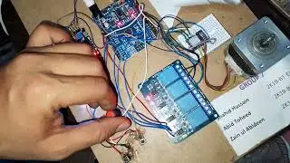 speed and direction control stepper motor.