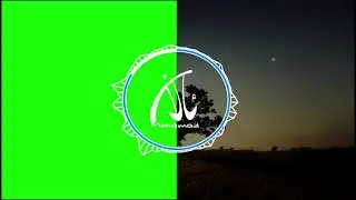 Audio spectrum Green Screen