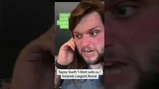 Taylor Swift T-Shirt sells out Irish Arena