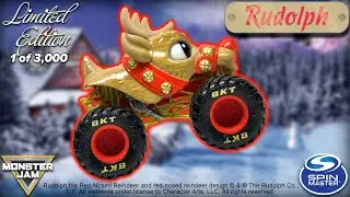 SPIN MASTER MONSTER JAM 2024 CHRISTMAS EXCLUSIVE | RUDOLPH®