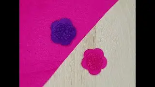 Amazing DIY Flower Idea Made of Felt is Easy and Simple - CRAFTMANIA