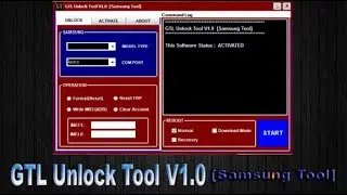 GTL Samsung Unlock  FRP And Reset | Tool Samsung Repair