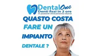 QUANTO COSTA FARE UN IMPIANTO DENTALE?
