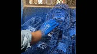 amazing trap cage making process #machine #trapcage #shorts #welding