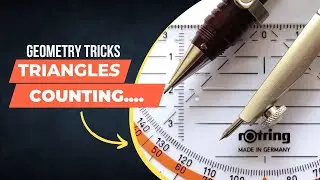 Find the Possible Number of Acute Angle Triangles: Geometry Tricks #logicxonomy_shorts #shorts