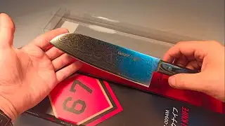 Обзор ножа Сантоку Samura 67 Damascus