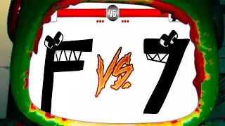 F vs SEVEN (Alphabet Lore VS Numbers Lore) #122