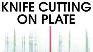 Knife Cutting on Plate Sound Effect