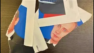 Порвал Портрет Путина