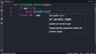 Python #67 - Raising Exceptions [By Mosh Hamedani]