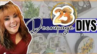 🤯 AMAZING Decoupage DIYS to try on your next project ● Decoupage ideas