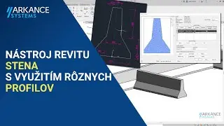 Revit: Nástroj Stěna s využitím různých profilů