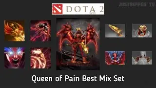 Queen of Pain Best Mix Set (Arcana 'Eminence of Ristul'+Golden Bloodfeather Feast)