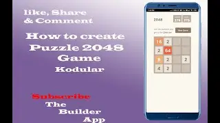 How to create Puzzle 2048 game