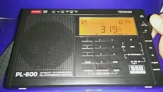 Tecsun PL-600, ручное сканирование ДВ, индор.