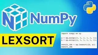 NumPy Lexsort() - Indirect Sort