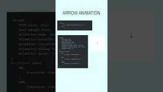 Creating ARROW ANIMATION using HTML and CSS || HTML || CSS || JAVASCRIPT