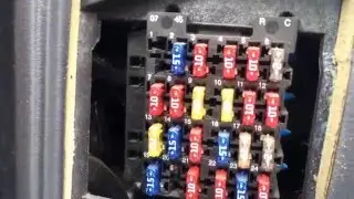 Chevy Blazer 1995-2005 Fuse Box Location