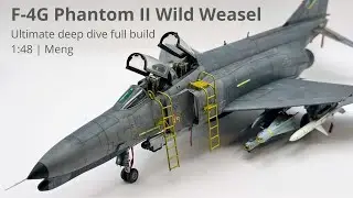 F-4G Phantom II Wild Weasel | 1/48 Meng | Ultimate deep dive full build