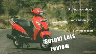 Suzuki Lets scooter review | IAMABIKER