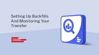 How to setup backfills and monitor your data transfers