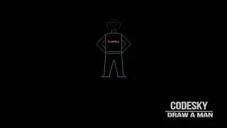 CodeSky - Create a Man using C++ | Computer Graphics | Animation in C++