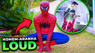 MOB ARANHA INVADIU A MANSÃO LOUD E TROLLOU TODOS!!