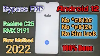 Cara Bypass FRP Realme C25 RMX3191 Android 12