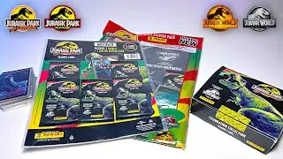 Jurassic Park 30th / Jurassic World Panini Trading Cards Unboxing