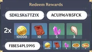 [EXPIRED] November 28, 2024 ITEM Codes (Genshin Impact)