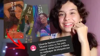 COMO COLOCAR VÁRIAS FOTOS E VÍDEOS NA TELA DE BLOQUEIO DO CELULAR.