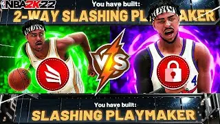 2-WAY SLASHING PLAYMAKER vs SLASHING PLAYMAKER • BUILD WARS VOL. 1 • NBA 2K22 CURRENT-GEN