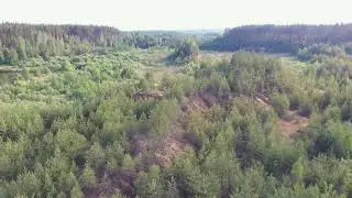 Полёт над карьером г.Егорьевск