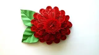 How to make a 3D Quilling Flower - Creative Paper.