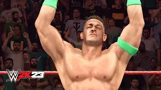 John Cena DOUBLE TITLE Celebration - WWE 2K23
