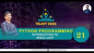 Python Programming Tutorials: Introduction to while Loop