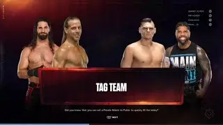 WWE 2K24 Online ELIMINATION TAG TEAM MATCH W/ Live Commentary ! PS5 EARLY GAMEPLAY