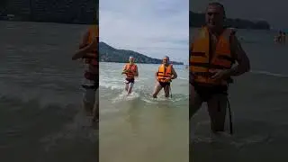 Эмоции после  Jet Ski #phuket #banana #beach #patong