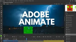 Adobe Animate for Beginners |(2022) Simple Cartoon Thunder Animations