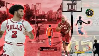 LONZO and LEBRON HIT THE PARK in NBA 2K22! CRAZY ANKLE BREAKERS, ALLEY OOPS