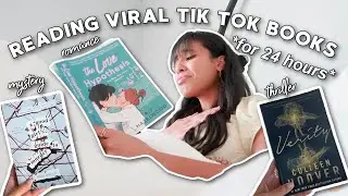 24 HOUR READING VLOG 2022 (i read for 24 hours straight) *READING VIRAL TIKTOK BOOKS FOR 24 HOURS*