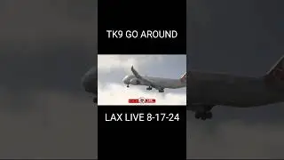 #laxlive go around Turkish airlines