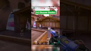 Valorant 1v3 Buzzer Beater Clutch 😈 Dont forget to checkout my twitch and instagram!
