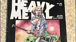 My Paper Time Machine: A 1985 Heavy Metal Adult Illustrated Fantasy Magazine! #magazine #1985
