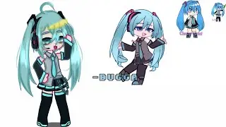 #hatsunejoeiichain || My name is Hatsune Miku!  💙