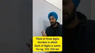 Maths Amazing Trick 🤩 | Try this once 👍 #maths #shorts #magic #logic #tricks #shortcuts