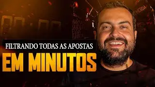 Filtrando TODAS as APOSTAS em MINUTOS